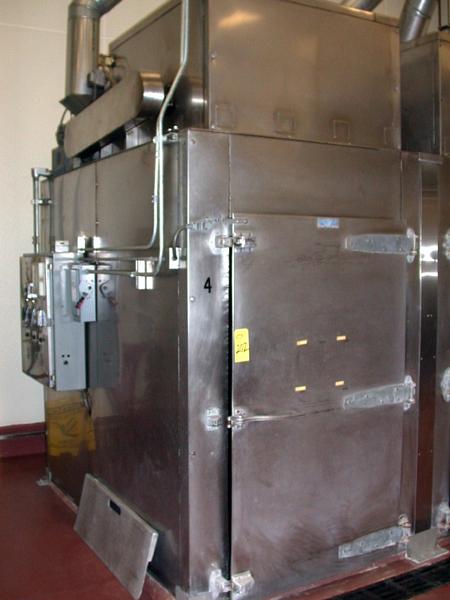 single door, w/Manual 3 Stage Controller & VE 650 Chart Recorder, overall size 153'' W X 160'' L X