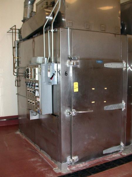 single door, w/Manual 3 Stage Controller & (2) VE 650 Chart Recorders, overall size 153'' W X