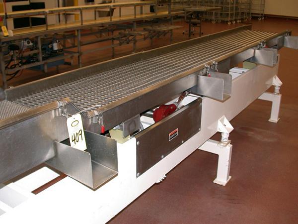 W, w/grated rod top, all s.s. contact parts, painted frame, 24 X 5 X 17, Mfg. 2001