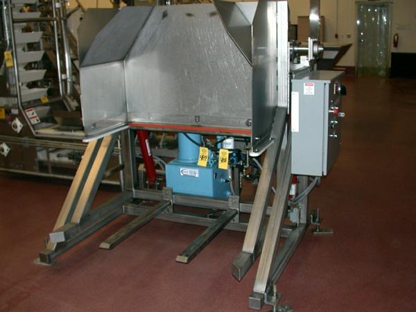 or vemag buckets, 5' dump height, all s.s., w/built in power pack