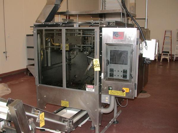 ckager, Ser. #106, Therm-A-Zip w/3 1/2'', 1 3/8'', 3 3/4'', 2'', 2 3/8'' fill horns