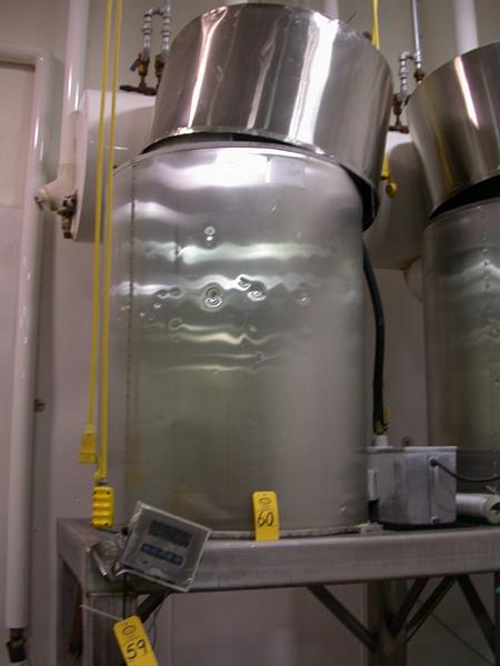 #38176 w/s.s. stand & ammonia accumulation tank