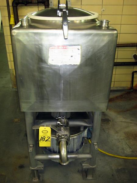 . #D-31464-2, 15 h.p., 230/460 volts, 3 phase, 3" outlet w/valve, 18" manhole on top