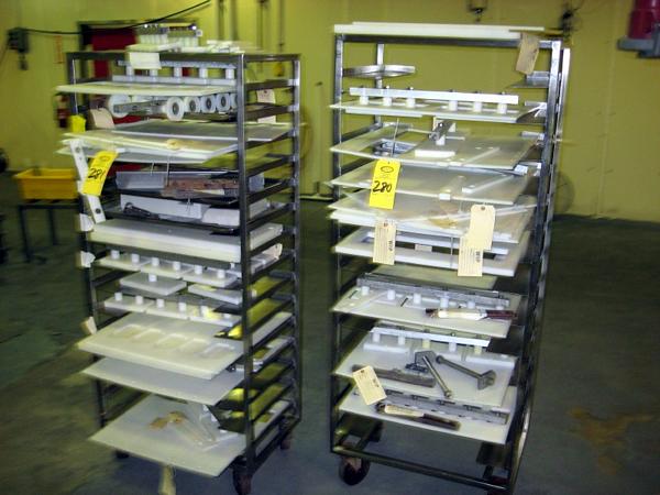 Plates w/spacers & knockouts