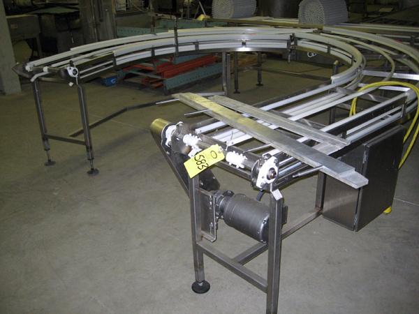 0º & (1) Straight 11' long w/some intralox belt