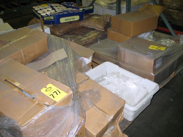 y Bags, (1) Skid 5.5 X 6.5 X 1.5" lip Clear Poly Bags, (1) Skid 11 X 14 X 1.5" lip Poly Bags, (1)