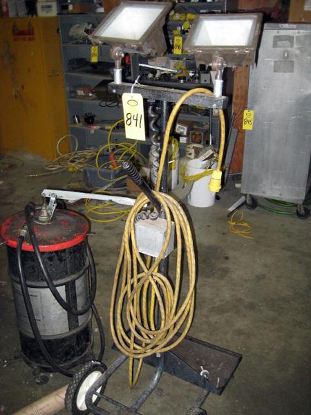 120 volts on wheels grease cart