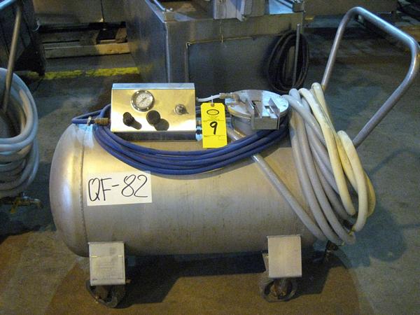 Tank, 125 PSI @200º F, 0º @ 125 PSI., Ser. #3569, mfg. 2005