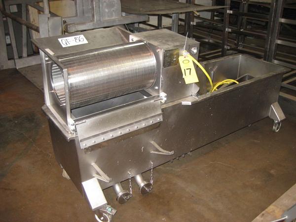 r. #705S, 17" W X 69" L X 15" D, w/rotary filter, on wheels