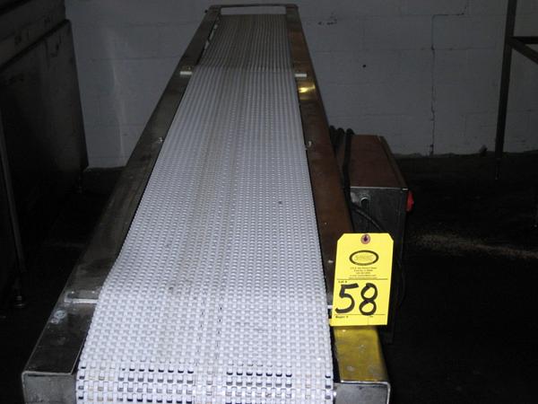 X 12' L, s.s. frame, intralox belt, Ser. #27141ER