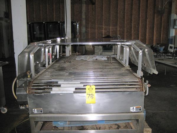 onveyor, double chain, 38" W X 79" L X 40" H, 12" clearance, all s.s frame