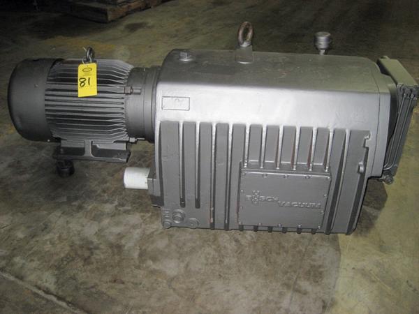 motor, 1165 RPM, unit tested, low torr, needs rebuild kit