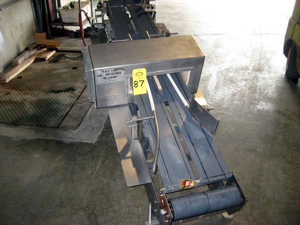 " H X 14" W aperture, w/12" X 76" through conveyor, neoprene belt