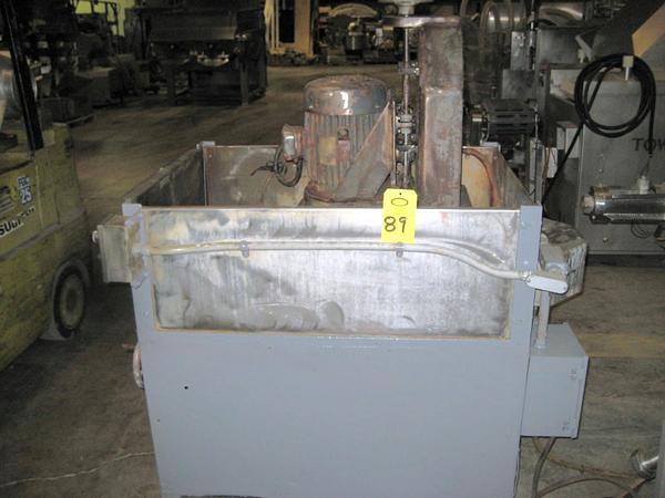 8" X 3" X 3", 5 h.p. motor, 15" swing, 1725 RPM