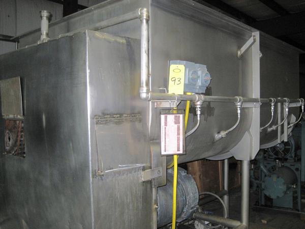 m injected CO2 BOC Accu-Chill system & s.s. exhaust hood, dual 40 h.p. motors drive blender, dual