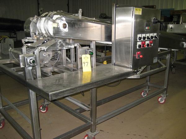 ge Carton Loader, all s.s., on wheels, 230 volt, 60 hertz, 3 phase