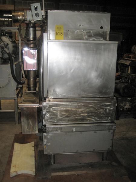 imensions, 36" W X 25" L X 64" H, wood chip holding tank