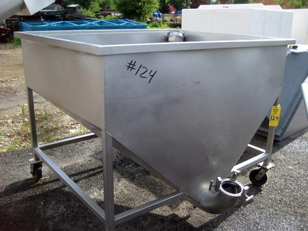 40" D, w/5" side bottom outlet