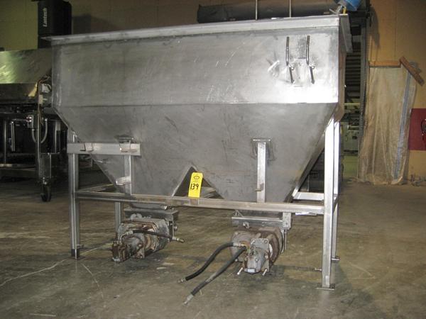 36" W X 72" L X48" D, all s.s. tub