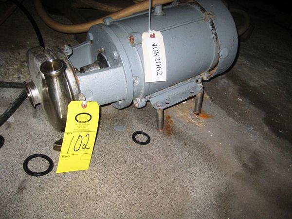 st. 3 h.p., 3500 RPM, 2 x 1 1/2" clamp ports