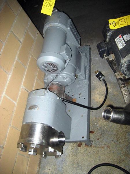 cement Pump w/Mechanical variable speed drive