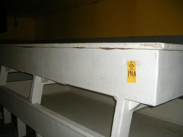 tackable design, 450 gallons, inside dimensions 12' L x 6' W x 16" deep
