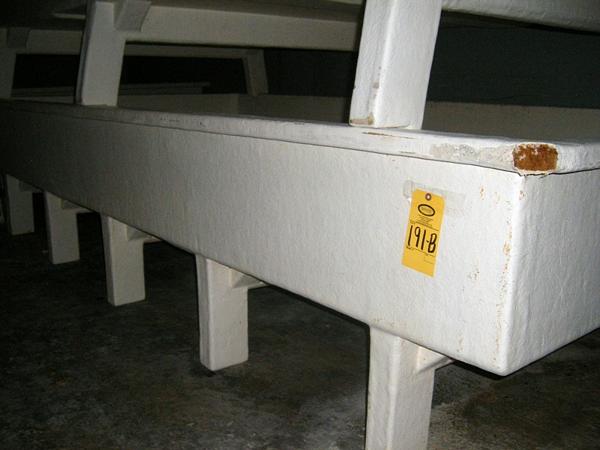 tackable Design, 450 Gallons. Inside dimensions are 12' long x 6' wide x 16" deep