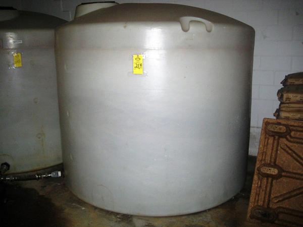 Potable Water), 7'6" diam. X 7' H
