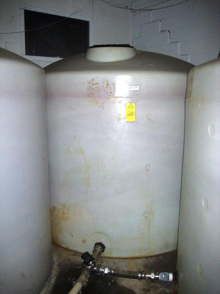 Potable Water), 7'6" diam. X 7' H