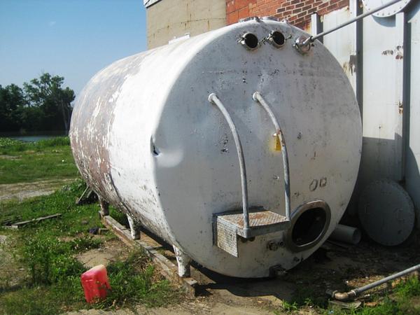 ted Horizontal Tank, (Missing Door), 8'6" diam. X 13'6" L