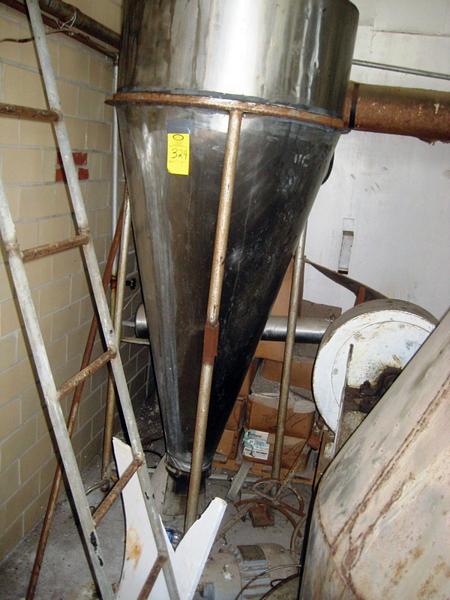 . x 7' H, w/blower & s.s. piping (Second Floor)