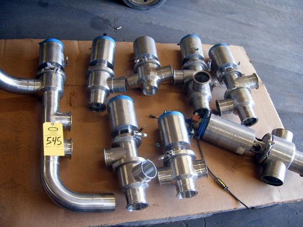 s Body & (2) 3" Cross Body, (3) 3" Divert and (2) 3" Stop Type