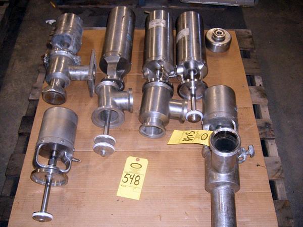 3" stop, (1) 2 1/2" stop, & (3) Additional Actuators