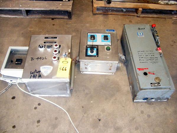 ter, (2) S.S. Control Boxes & Digital Control in plastic box