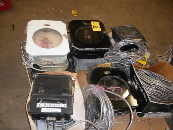Includes (6) HTST Differential Pressure Switches, (6) Assorted Recorder Controllers & (6) Boxes of