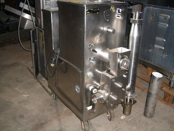 l s.s., Ser. #1894, top hopper measures 6" L X 3" W, 3" product ports, overall dimensions: 3' L X