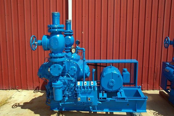 , 8 cylinder, belt drive with 50 h.p. motor, Tri-Micro oil filter and oil separator included,