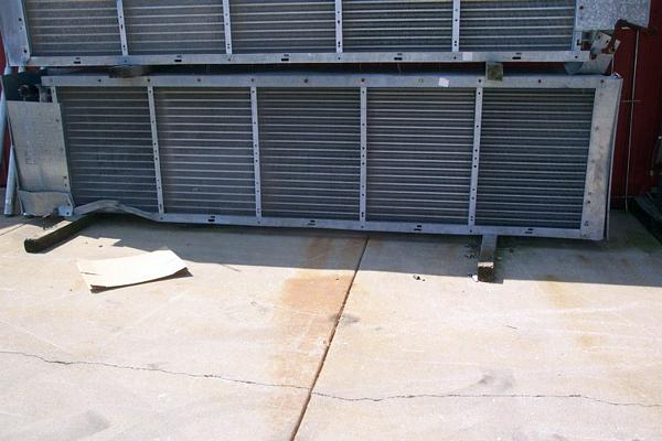 or, approx. 11 ton cap., liquid recirculation w/hot gas defrost coil & pan, 5 fins per inch, (5) 1/3