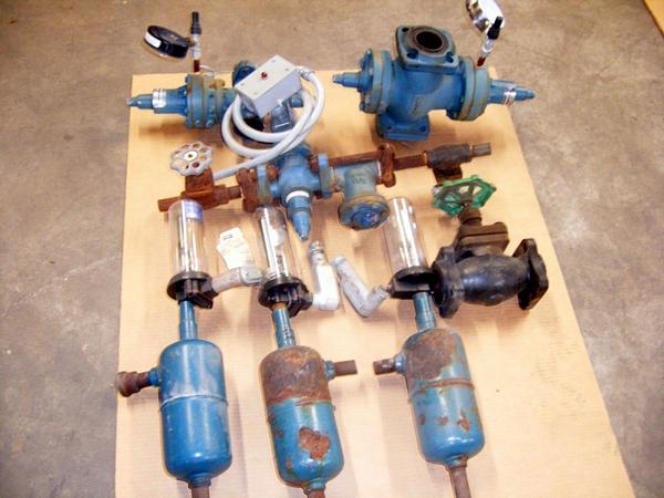 t Switch Valves, Solenoid Valves, Shut-Off Valves & (2) Regulators