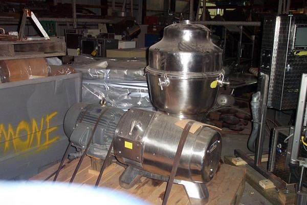 rocess operation, set up for cold milk at 10,000 Lbs/hr., or hot milk at 25,000 Lbs/hr. with