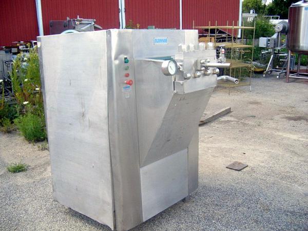 e, 700 GPH, max. cap. 900 GPH, 3000 psi cylinder, single stage homogenizing valve, 3,000 psi