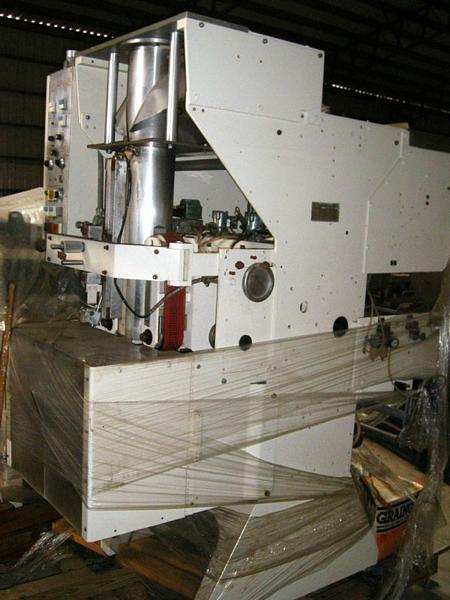 Form Fill & Seal Packaging Machine, 20" seal bar, equipped w/woodman commander 16 unit rotary scale