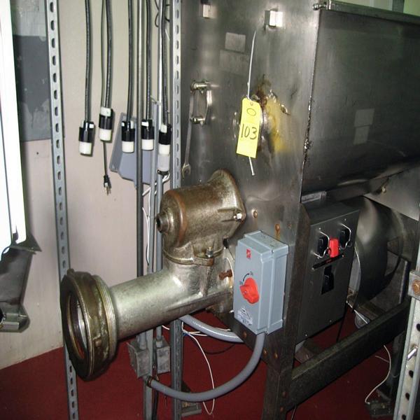w/first grind arms on load cells w/GSE 350 digital readout