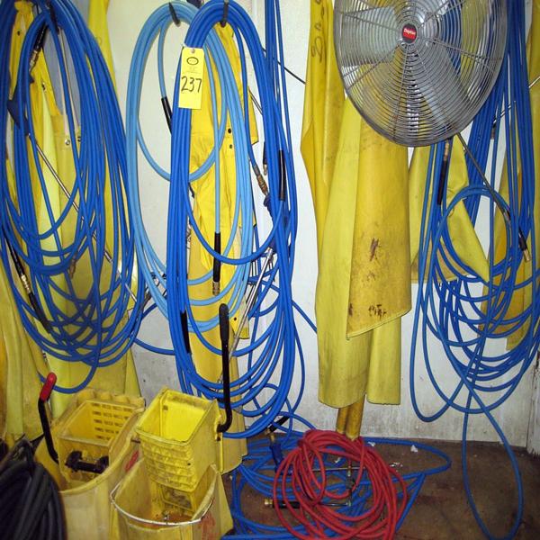 prons, Mop Buckets, Pressure Hose, Chemicals & Mop Heads