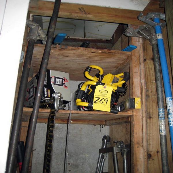 Bolt Cutter, Halogen Lights, Squares, Pipe Wrenches & More