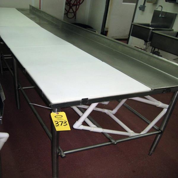 W X 8' L, 5" backsplash
