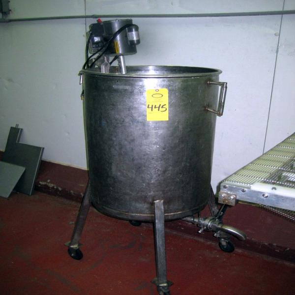 1" s.s. discharge w/valve & lightin mixer