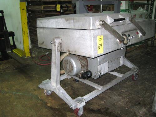 kager, Ser. #5283, 8" deep chamber w/Busch  Mdl. RAO160 vacuum pump