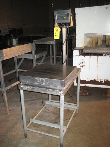 ale, 200 LB X .05 cap. on s.s. table, 20 X 20 top  ; located in Grenada, Mississippi