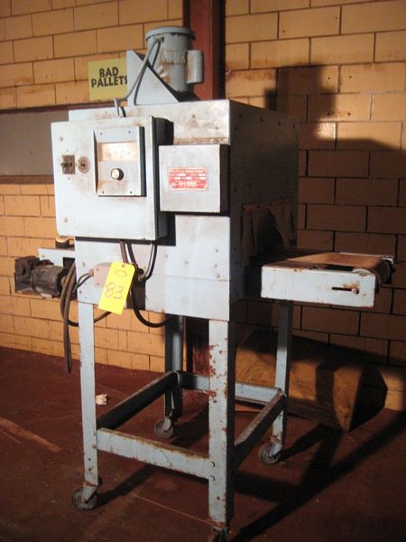 2, 18" W X 50" L X 6" H, 220 volt, 1 phase  ; located in Grenada, Mississippi